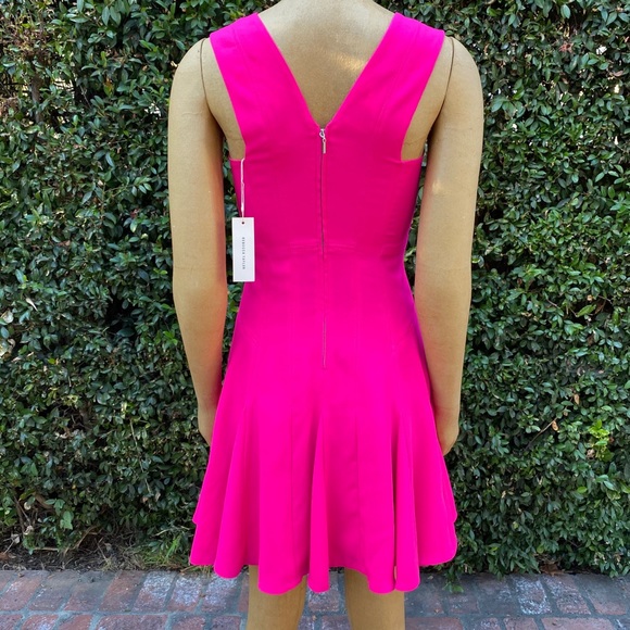 Rebecca Taylor Crepe V-Neck Dress - Picture 3 of 9